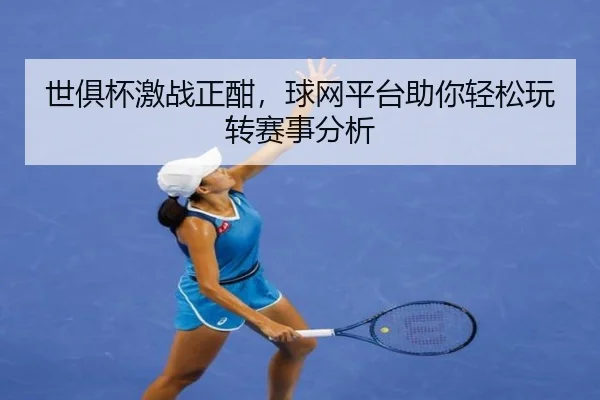 世俱杯激战正酣，球网平台助你轻松玩转赛事分析